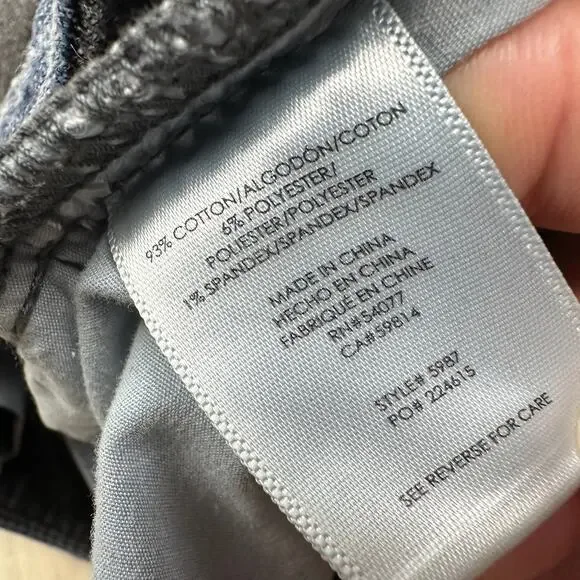 Cabi Park Colorblock Distressed Raw Hem Park Short Shorts Style #5987 Size 2 - Picture 9 of 14